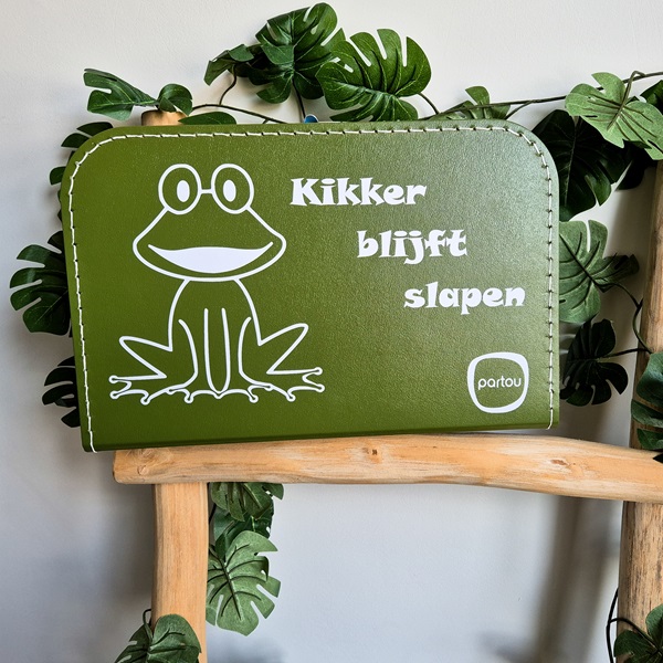 Logeerkoffertje - Groen - Kikker blijft slapen - Ladder
